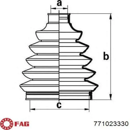 Граната колісна FAG 771023330 ціна, від 26.77 USD