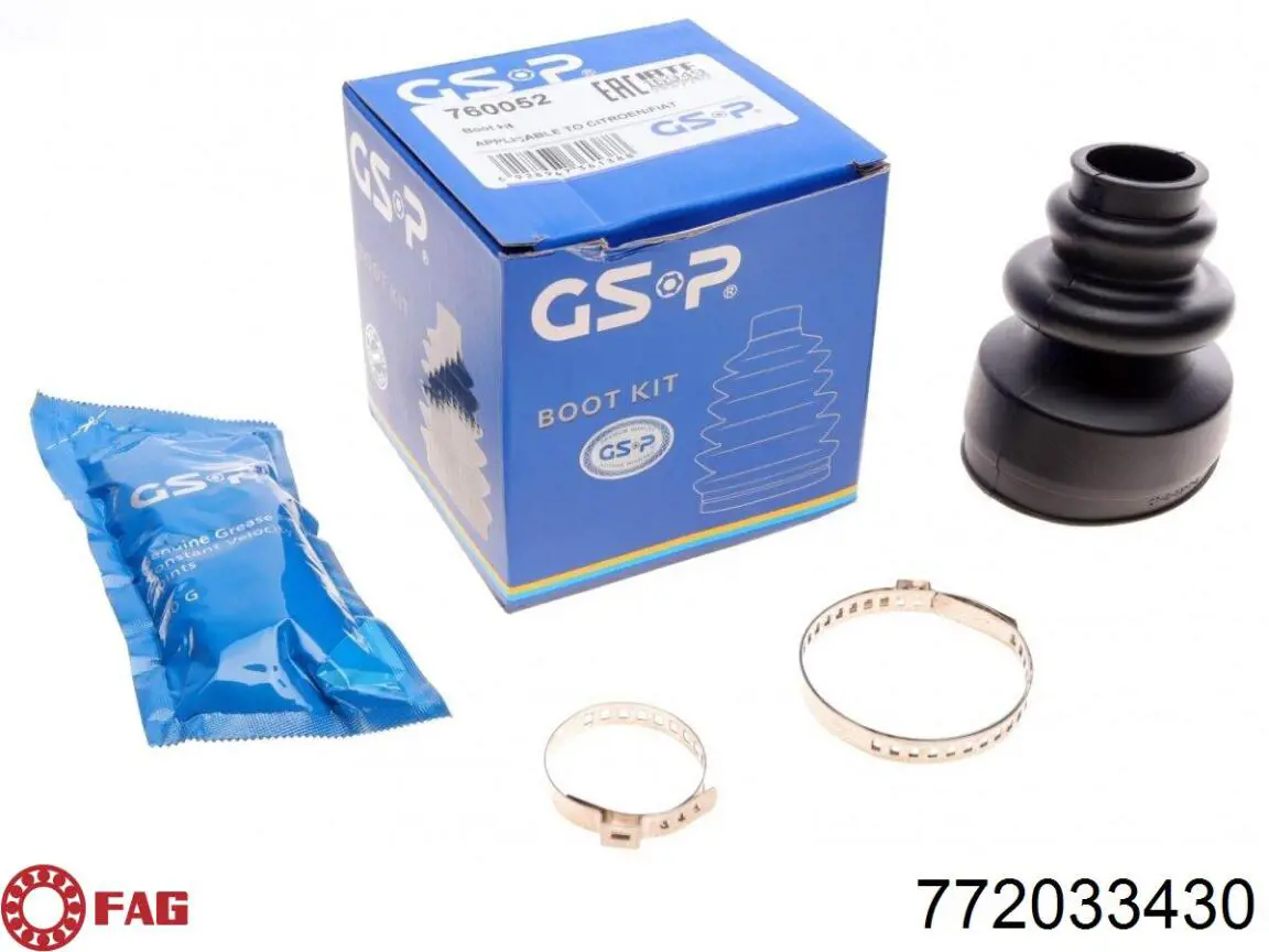 Купити D17CX12BFI RBI Пильник шарніра кутових швидкостей внутрішній передній