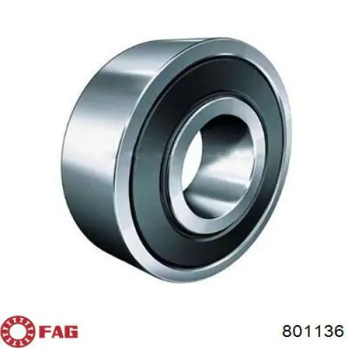 Комплект підшипник маточини передньої FAG 801136 ціна, від 19.21 USD