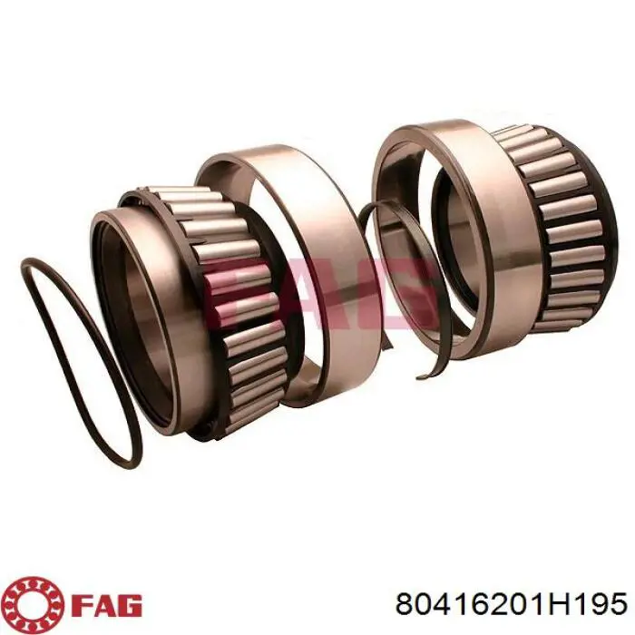 Підшипник маточини задньої FAG 80416201H195 ціна, від 206.66 USD