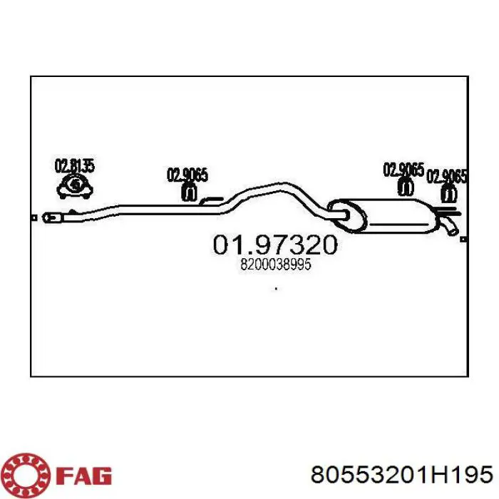 Купити VKBA5457 SKF 