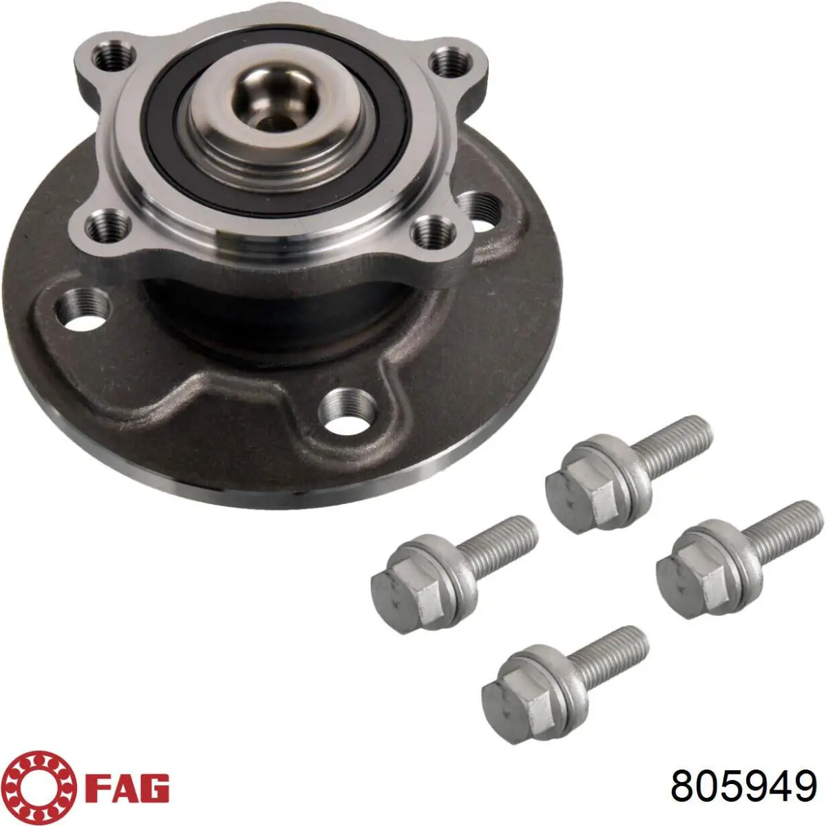 Комплект підшипник маточини передньої FAG 805949 ціна, від 18.57 USD