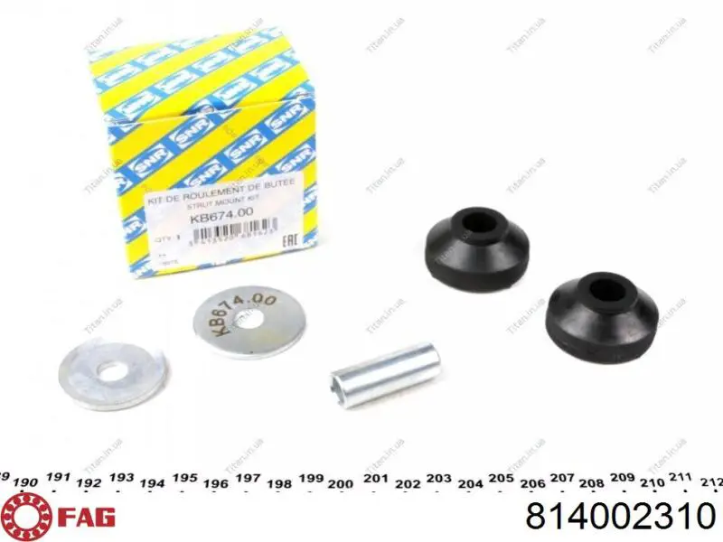 Втулка штоку переднього амортизатора Polycraft HO0302 ціна, від 3.46 USD