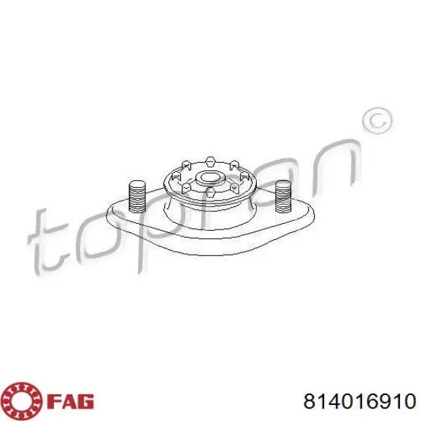 Опора амортизатора заднього FAG 814016910 ціна, від 7.74 USD