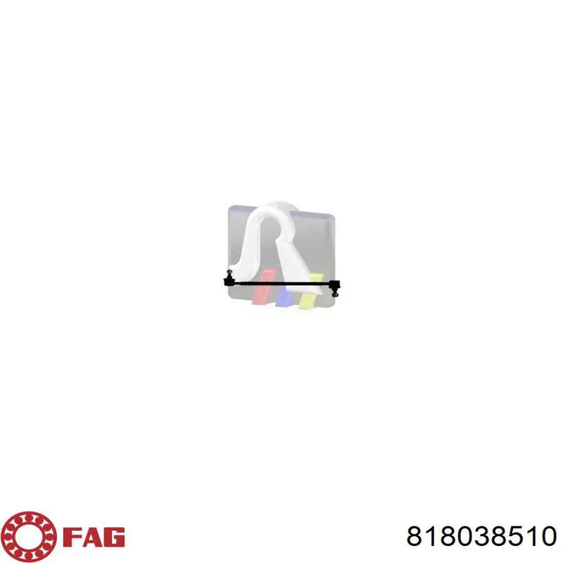 Стійка переднього стабілізатора FAG 818038510