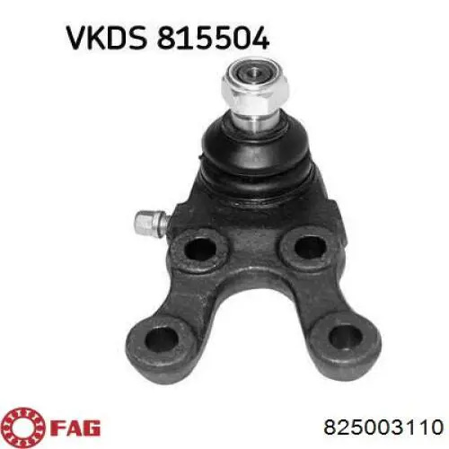 Кульова опора, нижня, ліва FAG 825003110 ціна, від 25.85 USD