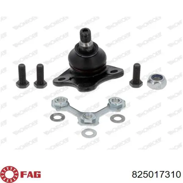 Кульова опора, нижня, права FAG 825017310 ціна, від 9.01 USD