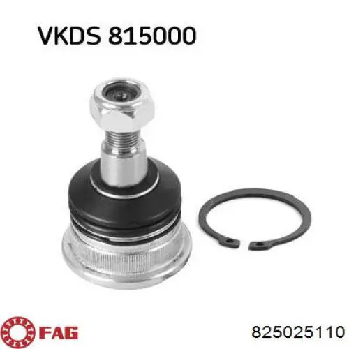Кульова опора, нижня FAG 825025110 ціна, від 8.80 USD