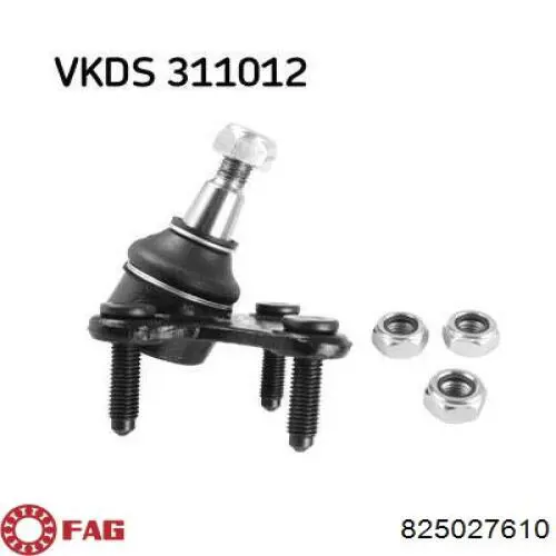 Кульова опора, нижня, права FAG 825027610 ціна, від 18.63 USD