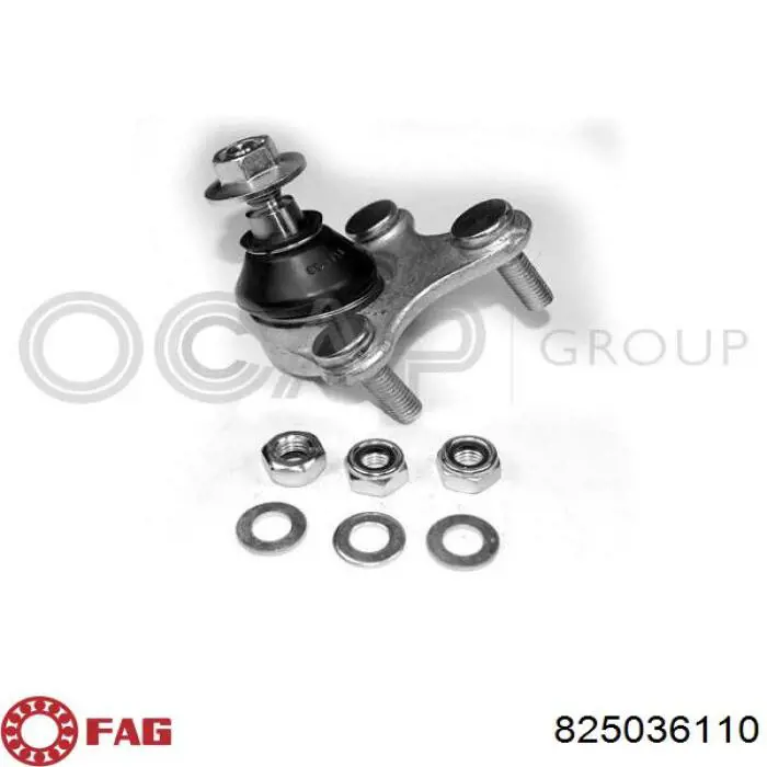 Кульова опора, нижня, права FAG 825036110 ціна, від 15.87 USD