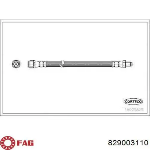 Сайлентблок тяги поперечної, задньої підвіски 829003110 FAG