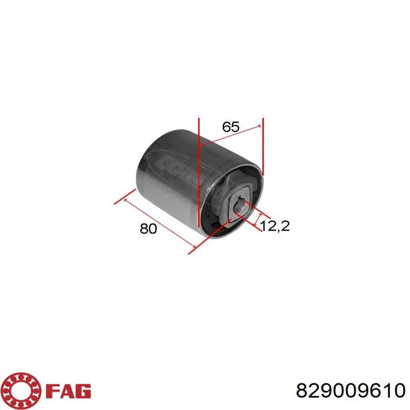 Сайлентблок переднього важеля 829009610 FAG