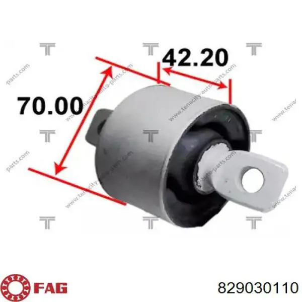С/блок нижнього важеля FAG 829030110