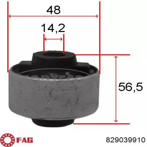 С/блок нижнього важеля FAG 829039910