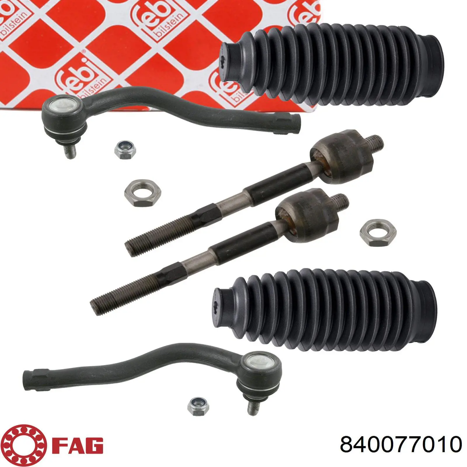 Накінечник рульової тяги, зовнішній FAG 840077010
