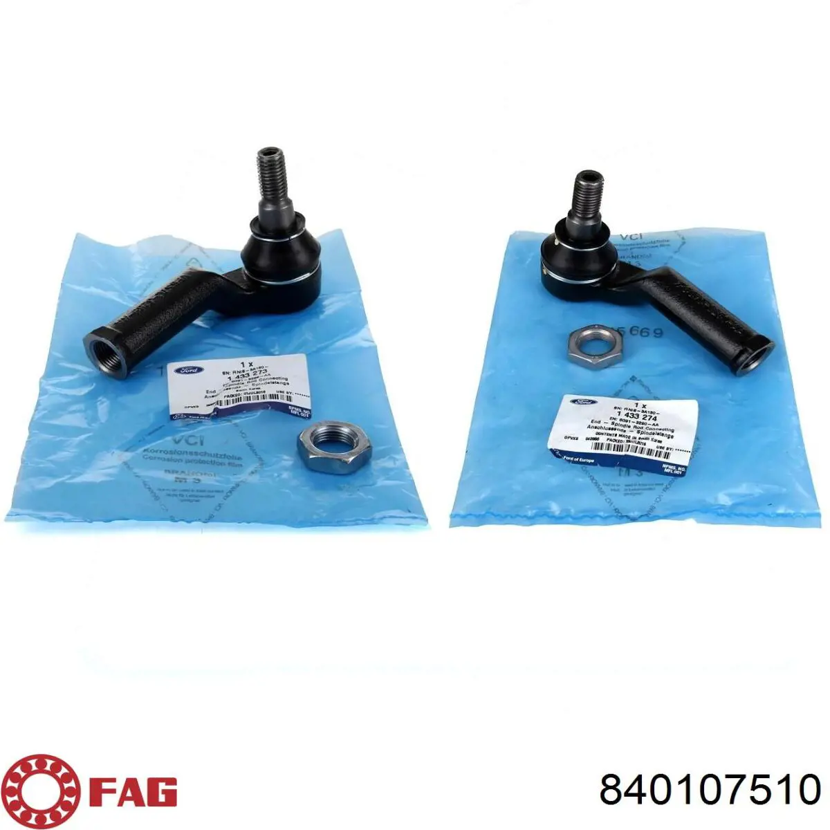 Накінечник рульової тяги, зовнішній FAG 840107510