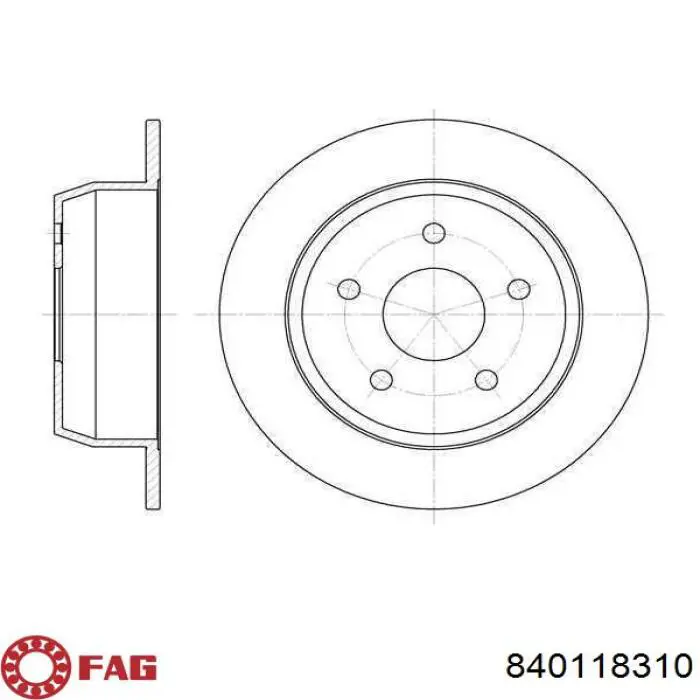 Наконечник рульовий FAG 840118310 ціна, від 31.27 USD