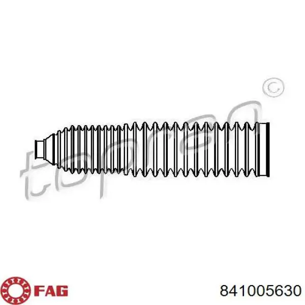 Пильник рульового механізму/рейки, правий FAG 841005630 ціна, від 7.59 USD