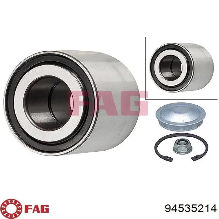 Підшипник маточини задньої FAG 94535214 ціна, від 21.94 USD