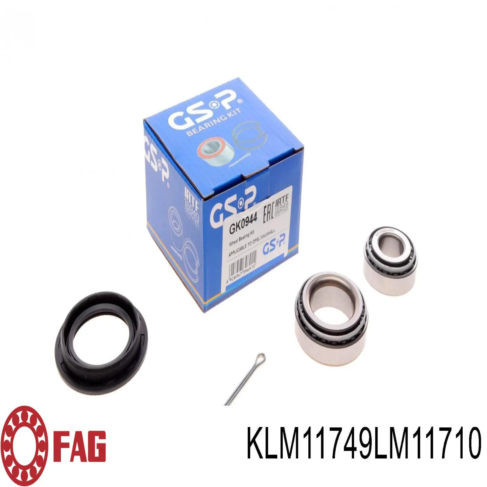 Купити KLM11749LM11710 FAG Підшипник маточини задньої, зовнішній
