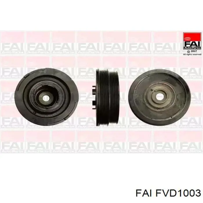 Шків колінвала (демпфер ) FAI FVD1003 ціна, від 101.00 USD