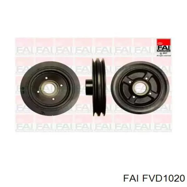 Купити FVD1020 FAI Шків колінчастого вала