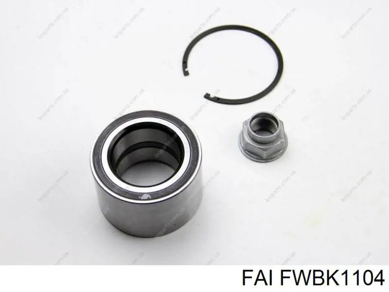 Комплект підшипник маточини передньої FAI FWBK1104 ціна, від 38.28 USD