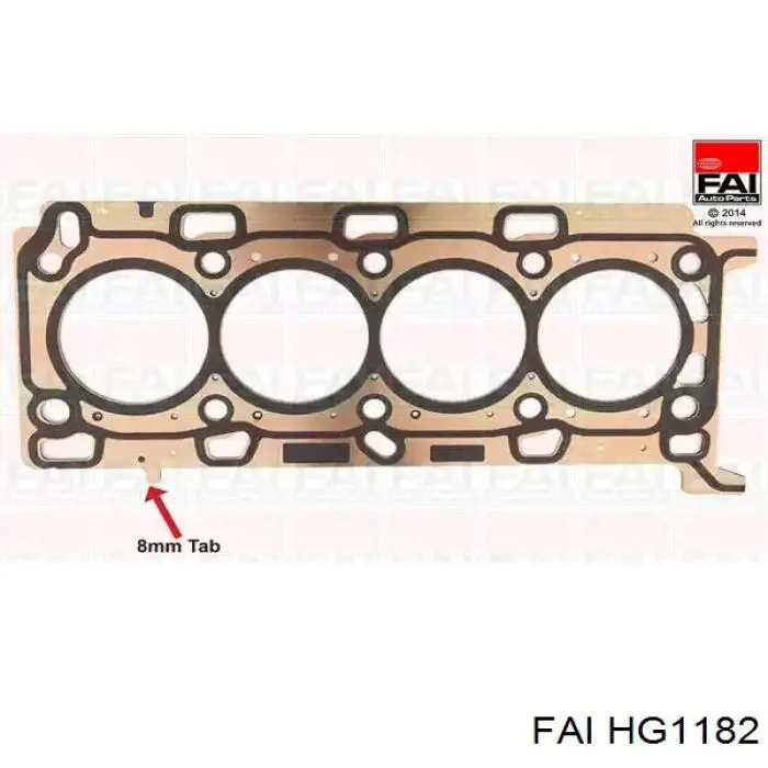 Прокладка ГБЦ FAI HG1182 ціна, від 23.30 USD