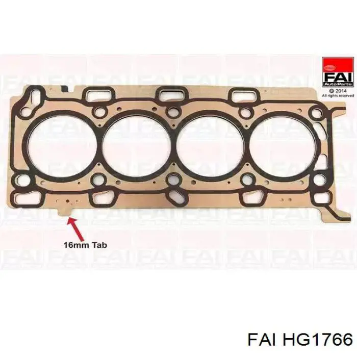 Купити HG1766 FAI Прокладка ГБЦ
