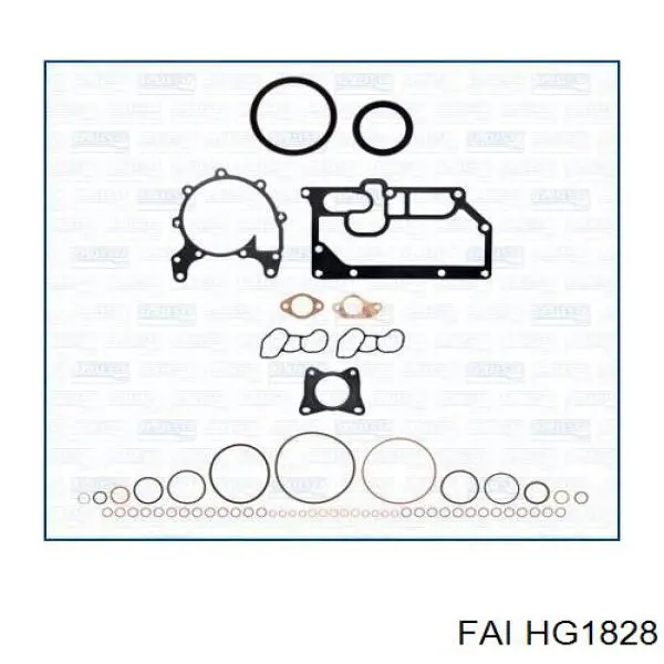 HG1828 FAI прокладка головки блока циліндрів (гбц)