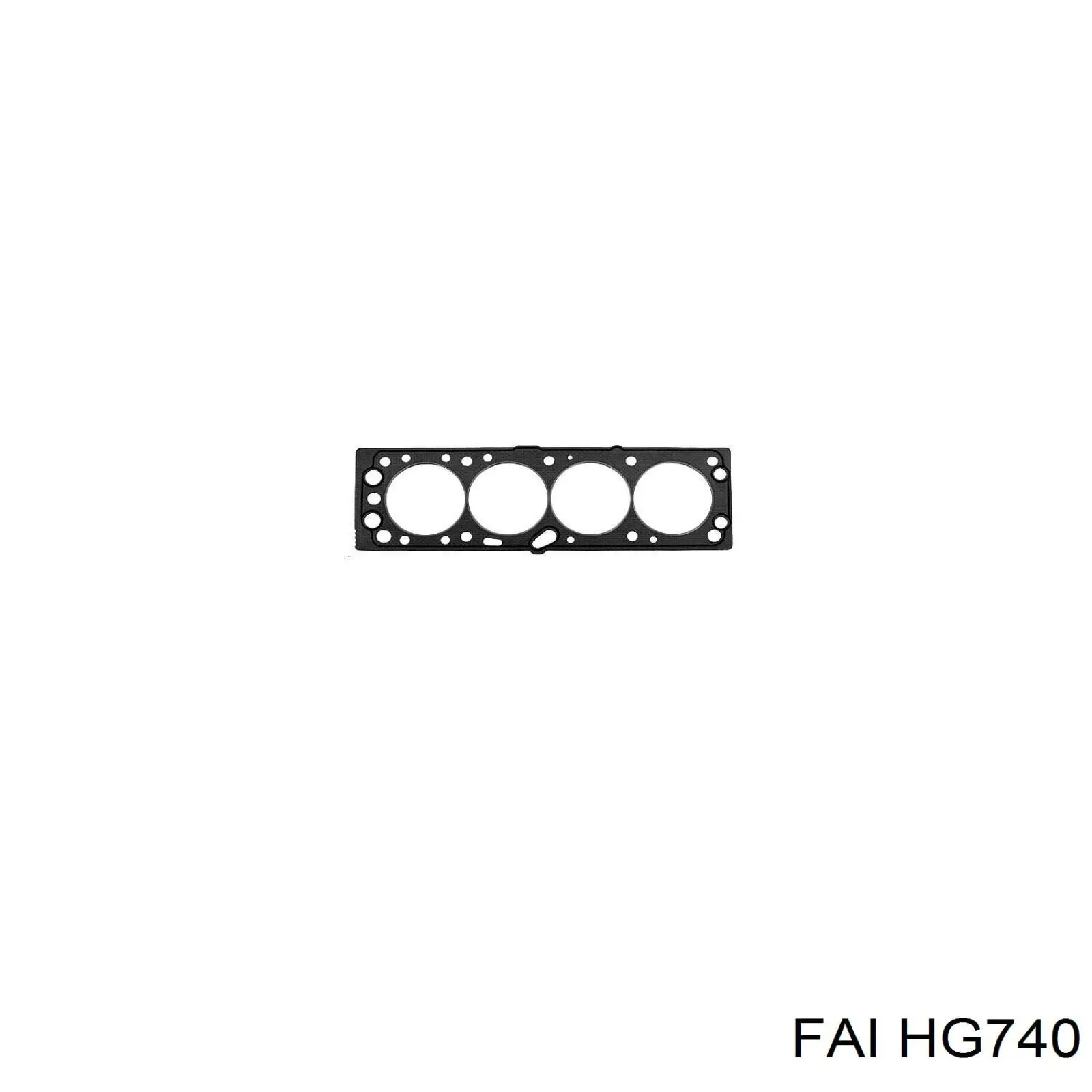 HG740 FAI прокладка головки блока циліндрів (гбц)