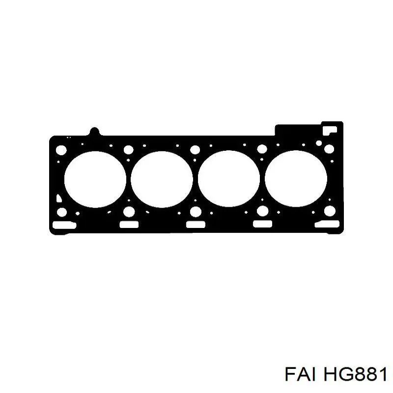 HG881 FAI прокладка головки блока циліндрів (гбц)
