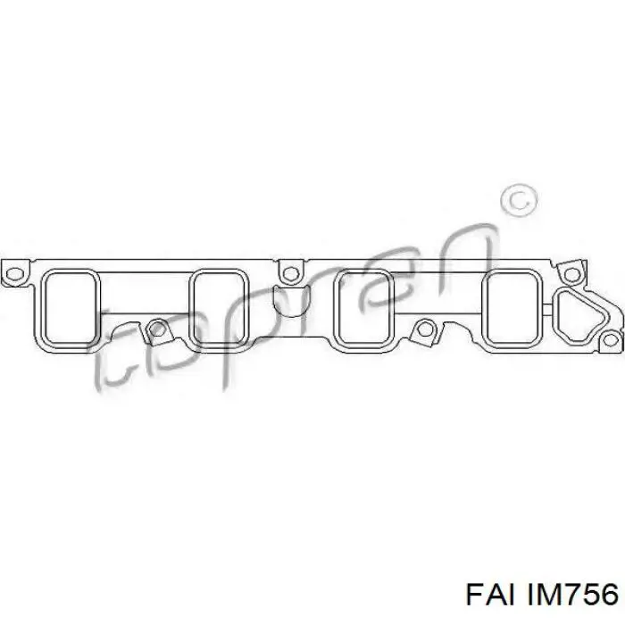 IM756 FAI прокладка впускного колектора