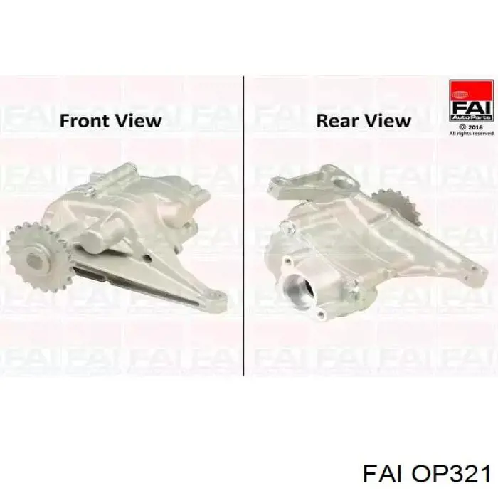 Помпа масляна FAI OP321 ціна, від 94.42 USD
