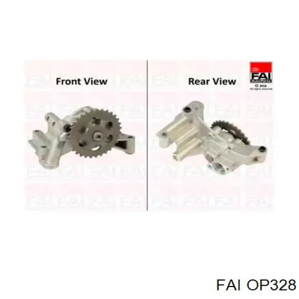 Помпа масляна FAI OP328 ціна, від 45.41 USD