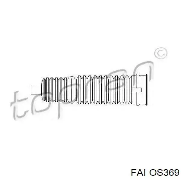Сальник коленвала двигуна, передній FAI OS369 ціна, від 2.57 USD
