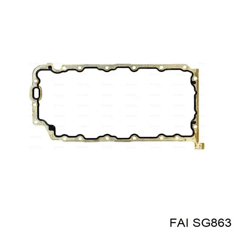 Прокладка піддону картера двигуна FAI SG863 ціна, від 18.08 USD