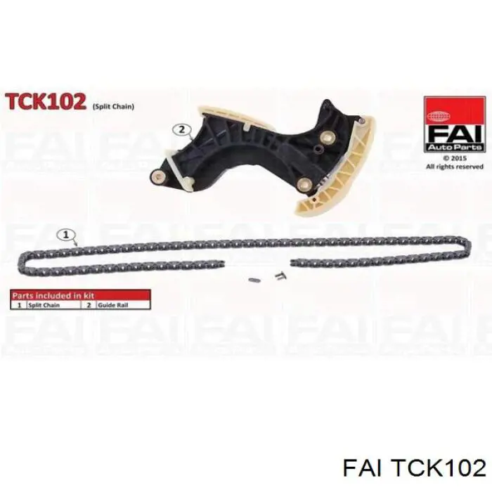 TCK102 FAI ланцюг грм, комплект