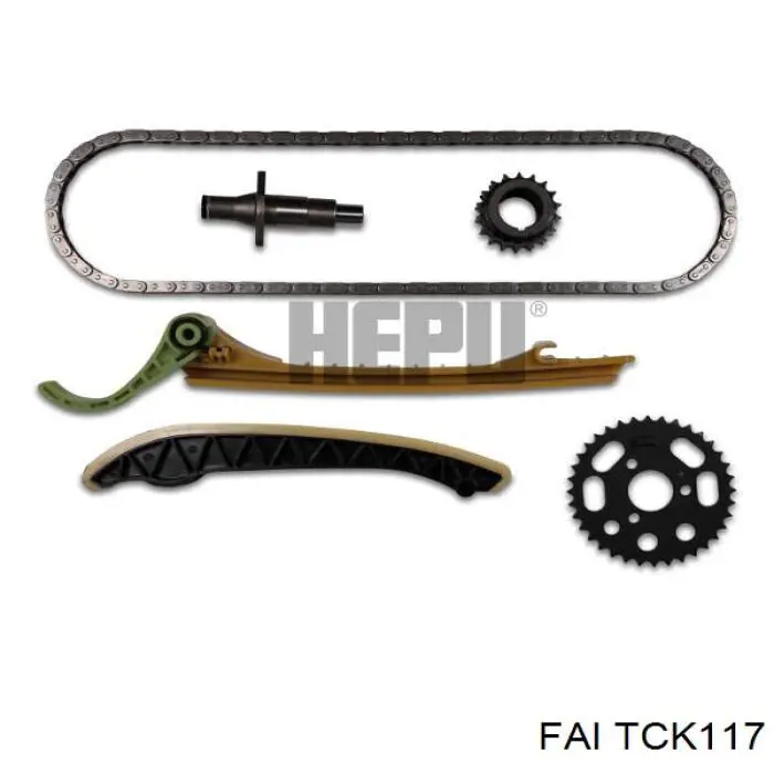 Ланцюг ГРМ, комплект FAI TCK117 ціна, від 166.83 USD