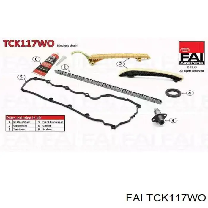 Купити TCK117WO FAI Комплект ланцюга ГРМ