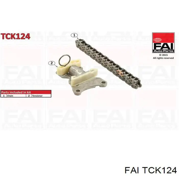 TCK124 FAI ланцюг грм, комплект