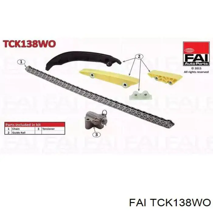 Купити TCK138WO FAI Комплект ланцюга ГРМ