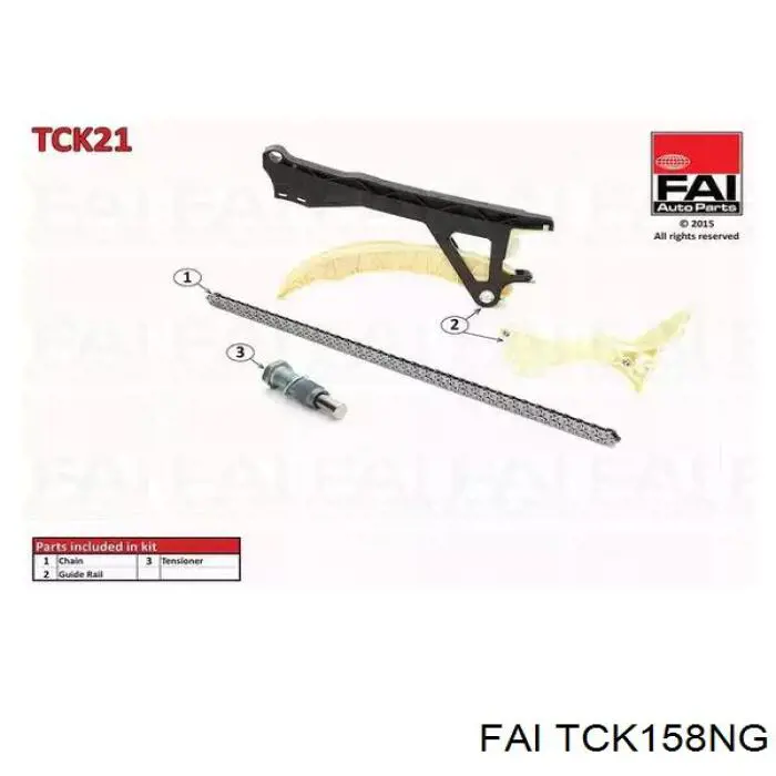 Ланцюг ГРМ, комплект FAI TCK158NG ціна, від 125.12 USD