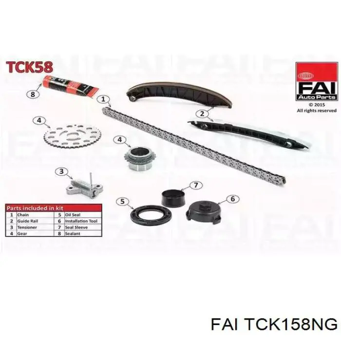 Купити TCK158NG FAI Комплект ланцюга ГРМ