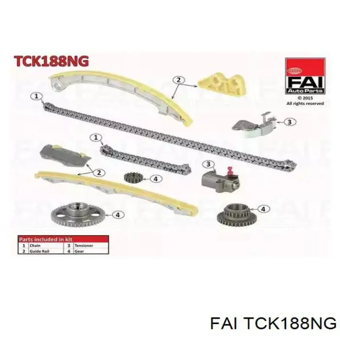 Купити TCK188NG FAI Комплект ланцюга ГРМ
