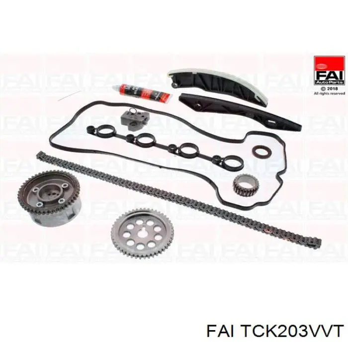 TCK203VVT FAI Ланцюг ГРМ, комплект