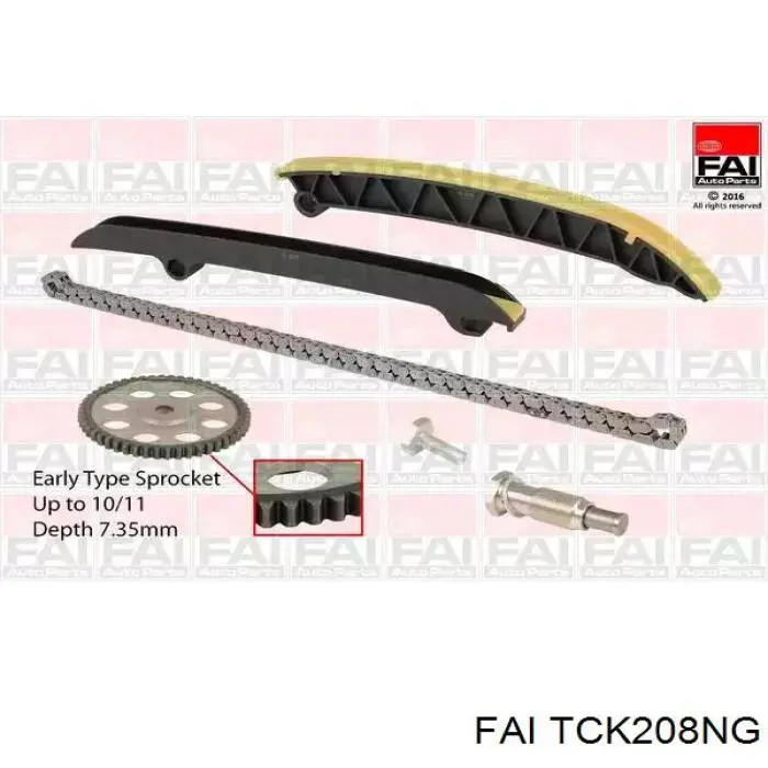 Купити TCK208NG FAI Комплект ланцюга ГРМ