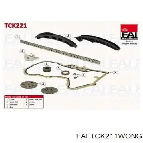  FAI TCK211WONG ціна, від 91.42 USD