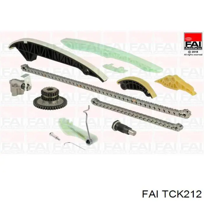 Ланцюг ГРМ, комплект FAI TCK212 ціна, від 179.79 USD