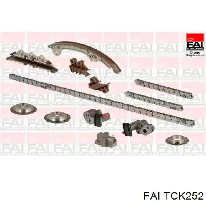 Ланцюг ГРМ, комплект FAI TCK252 ціна, від 235.71 USD
